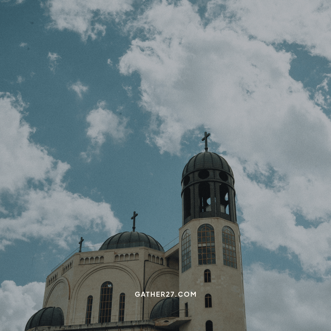 Church with blue sky