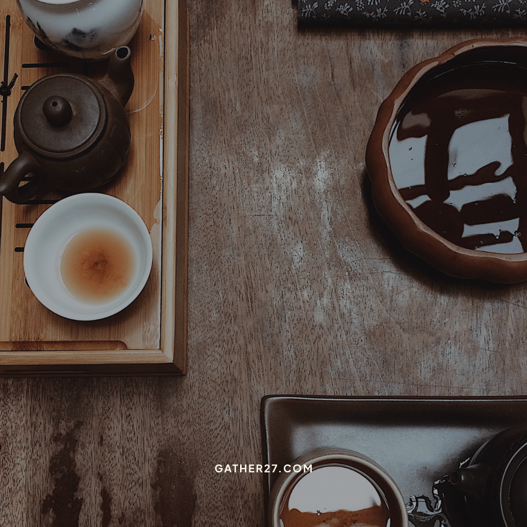 Table with coffee